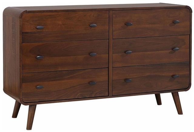 Coaster® Robyn 4-Piece Dark Gray/Dark Walnut Full Bedroom Set-3