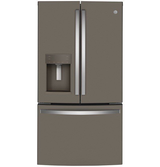 GE® 36" 22.1 Cu. Ft. Fingerprint Resistant Slate Counter Depth French Door Refrigerator-0