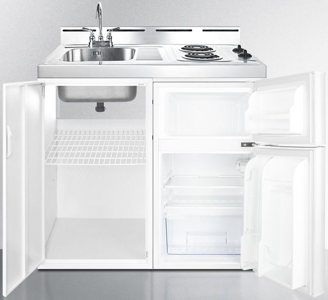 Summit® 39" White All-In-One Kitchenette-2