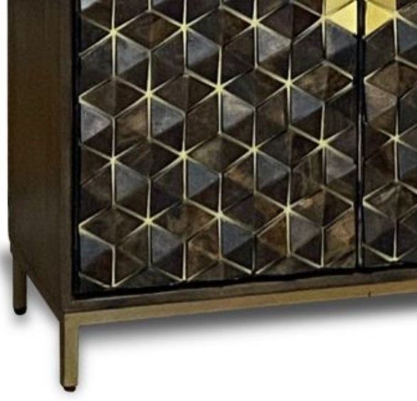 Jaipur Furniture Pintu Brown 3-Drawer Sideboard-2