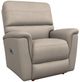 La-Z-Boy® Ava Ivory Leather Power Rocking Recliner with Headrest-0