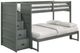 Elements International Sami Gray Twin Over Full Bunk and Loft Bed-0