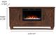 Legends Home Real Cozy Liberty Whiskey 64" Fireplace Console-2