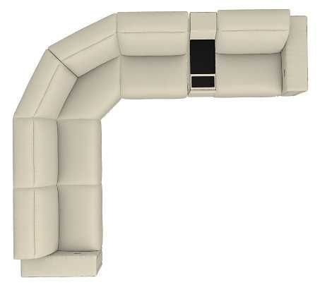 La-Z-Boy® Armitage Natural Power Reclining Sectional with Custom Layout Options-3