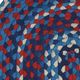 Capel Rugs Garrison Patriotic 24" x 36" Oval Throw Rug-1