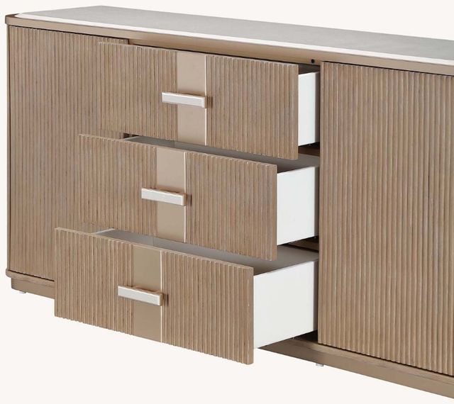 Michael Amini® West Kensington Sea Salt Caramel Sideboard-4