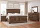 Artisan & Post by Vaughan-Bassett Heritage Cobblestone Oak Queen Mansion Bed with Decorative Side Rails-1