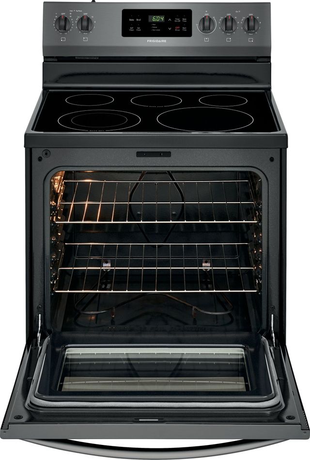 Frigidaire® 30" Black Stainless Steel Free Standing Electric Range-1