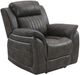 Global Furniture USA U8517 Gray Glider Recliner-0