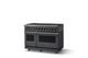 Viking® 7 Series 48" Cast Black Pro Style Dual Fuel Range-2