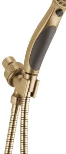 Delta Universal Showering Champagne Bronze 2.5 GPM 9-Setting ActivTouch Shower Arm-1