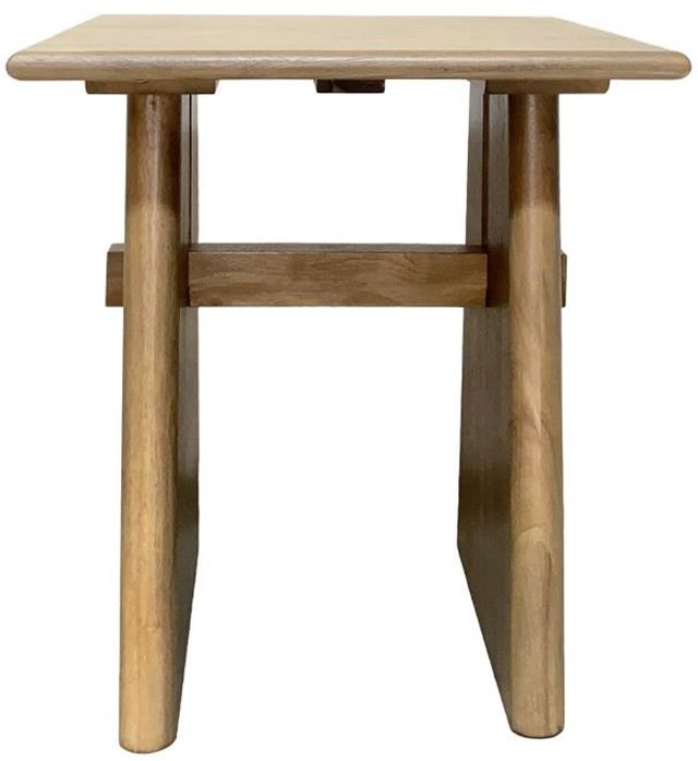 Nest Home Collections Natalie Weathered Timber End Table-2