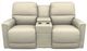 La-Z-Boy® Cade Linen Manual Reclining Loveseat with Console-1