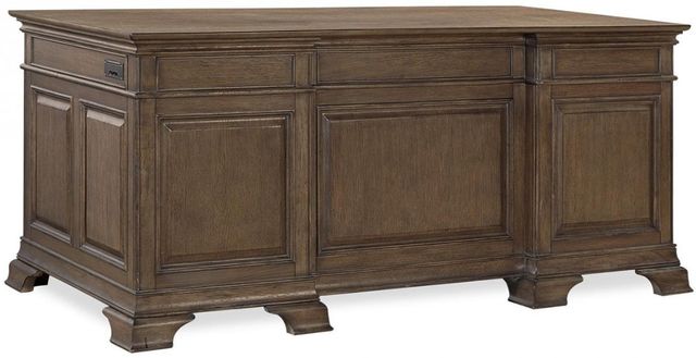 aspenhome® Arcadia Truffle 72" Executive Desk-1