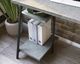 Sauder® North Avenue® Faux Concrete Office Desk with Hutch-1