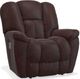 La-Z-Boy® Maverick Burgundy Leather Power Rocking Recliner with Headrest and Lumbar-0