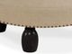 Century® Thomas O'Brien Upland Beige/Black Cocktail Ottoman-1