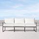 Enclover Acacia Stainless Steel/White Sofa-3