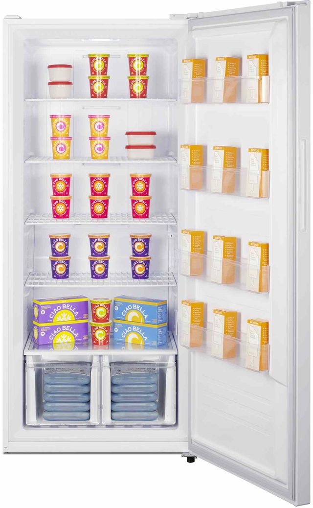 Summit® 20.8 Cu. Ft White Upright Freezer-4