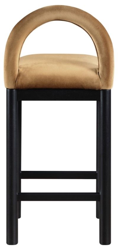 Meridian Furniture Conrad Saddle Upholstered Counter Stool-4