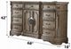 ACME Furniture Northville Antique Silver Dresser with Wood Top-1