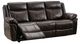 Mazin Furniture Peabody Brown Manual Reclining Sofa-1