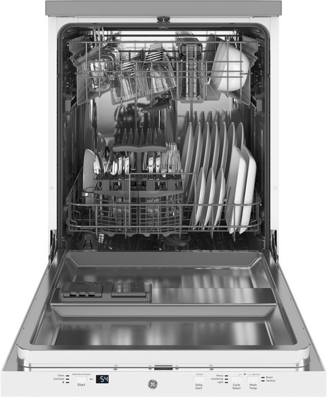 GE® 24" White Portable Dishwasher-2