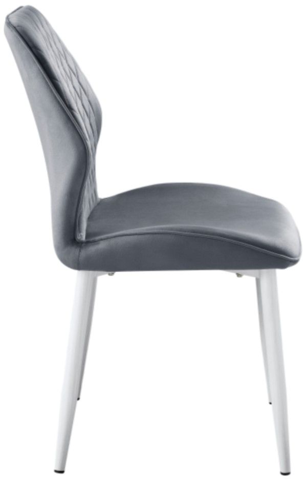Homelegance® Hollis Dark Gray Side Chair-3