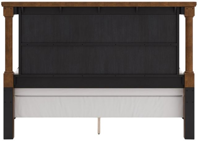 Signature Design by Ashley® Rowlenstown Brown California King Poster Bed-2