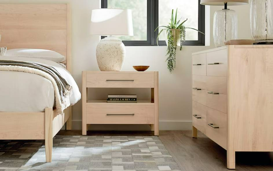 Bassett® Furniture BenchMade Parkway Lucent Nightstand Fischer