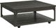 Elements International Factory Dark Grey Square Coffee Table-0