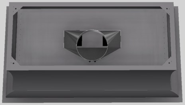 Vent-A-Hood® Designer Series 54" Gunsmoke Island Range Hood-2