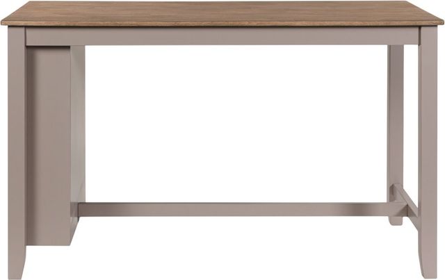 Signature Design by Ashley® Harperfeld Natural Rectangular Counter Table with Gray Base-2