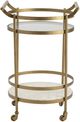 Crestview Collection Vine Grove Gold Bar Cart-0