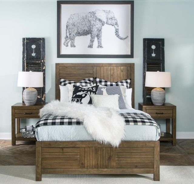 Legacy Classic Summer Camp Tree House Brown Youth Full Panel Bed-2