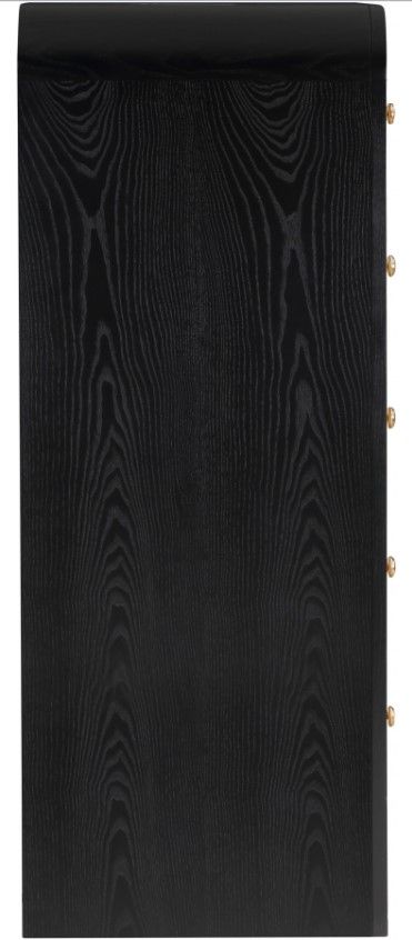Meridian Furniture Siena Black/Natural Chest-3