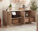 Sauder® Dixon City® Brushed Oak™ Office Storage Credenza-4