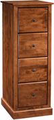 Archbold Furniture Customizable Shaker 4-Drawer Vertical File-0