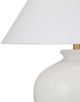 Bassett Mirror Graham White Table Lamp-1