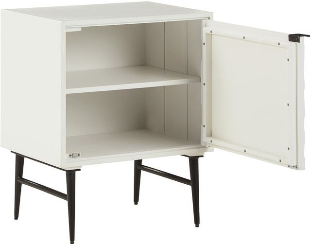 Signature Design by Ashley® Dorvale Light Gray/White Accent Cabinet-2