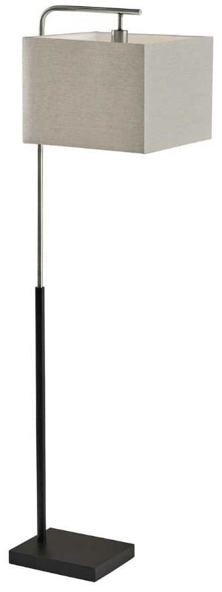 Adesso® Flora Black Floor Lamp-0