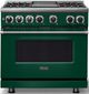 Viking® 7 Series 36" Ivy Pro Style Dual Fuel Range with Griddle-2