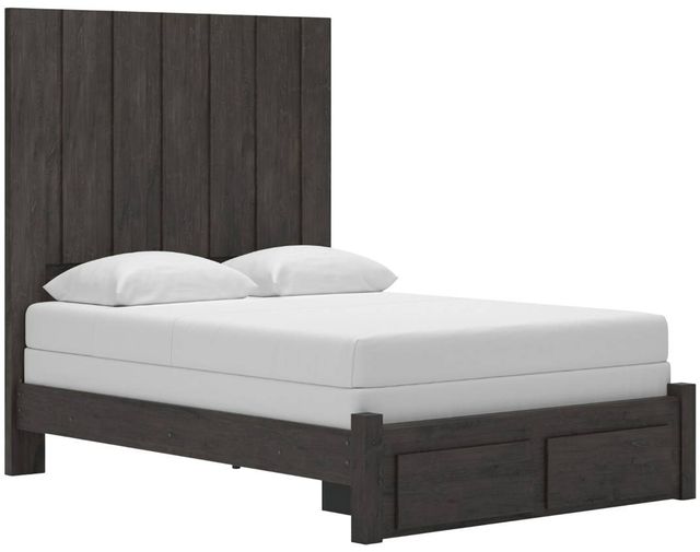 Signature Design by Ashley® Parlayon Charcoal Queen Storage Panel Bed-0