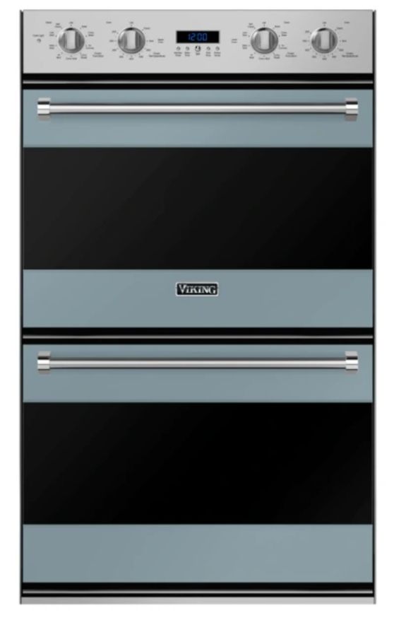 Viking® 3 Series 30" November Sky Double Electric Wall Oven-0