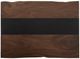 International Furniture Direct Riverwood Brown Cocktail Table with Black Base-4