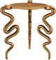 Currey & Company Serpent Antique Brass Accent Table-0
