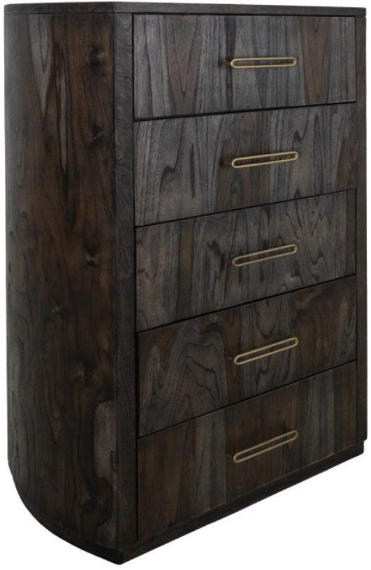International Furniture Direct Balam Black Chest-0