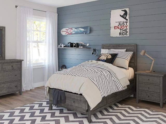 Jofran Inc. Maxton Stone Youth Twin Panel Storage Bed-1