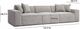 TOV Furniture Mindy Taupe Modular Sofa-2