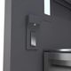 ZLINE Autograph Edition 36 " 19.6 Cu. Ft. Stainless Steel with Graphite Gray Interior and Champagne Bronze Helix Handles French Door Built-In Bottom Freezer Refrigerator with Water Dispenser and Ice Maker -5